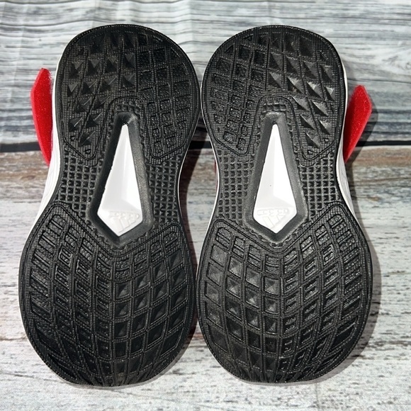 Adidas Duramo 10-ELI Running Shoe Red/White/Black Kid’s Size 5K - Picture 6 of 8